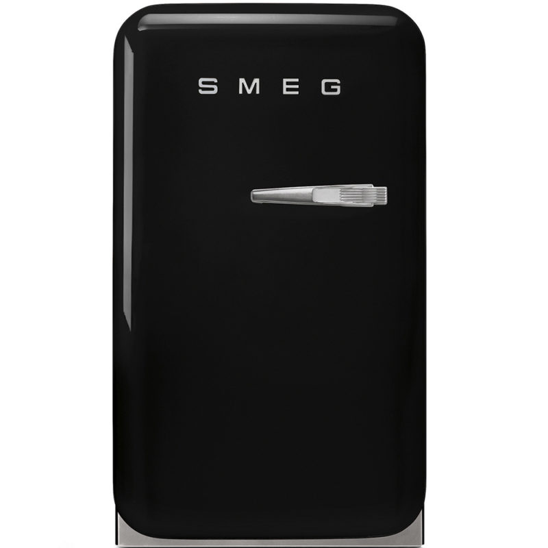 frigorífico negro vintage frigo nevera pequeño mini minibar estilo años 50 SMEG