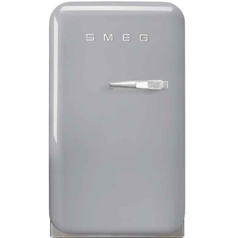frigorífico gris frigo nevera pequeño mini vintage minibar estilo años 50 SMEG
