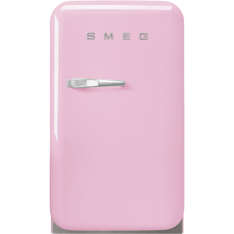 frigorífico vintage rosa frigo nevera pequeño mini minibar estilo años 50 SMEG