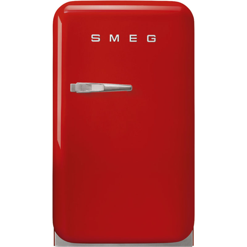 frigorífico vintage rojo frigo nevera pequeño mini minibar estilo años 50 SMEG