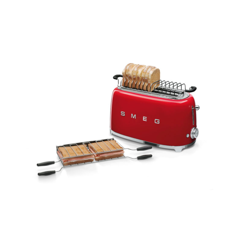 rejillas para calentar pan en tostador SMEG TSF02 2x2 calienta-pan rebanadas compatible accesorio complemento